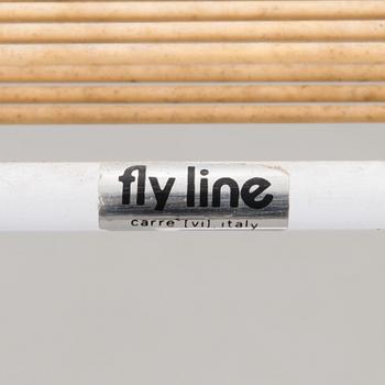 BARSTOLAR, ETT PAR, märkta Fly Line Carre (VI) – Italy, formigivna av Giandomenico Belotti, 1970-tal.