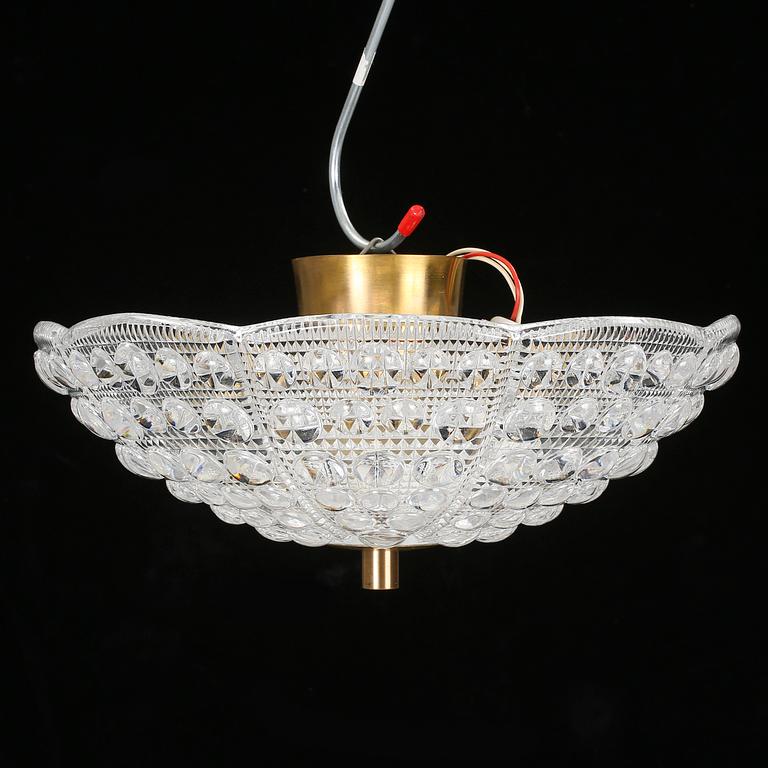 TAKPLAFOND, glas. Carl Fagerlund, Orrefors, 1900-talets andra hälft.