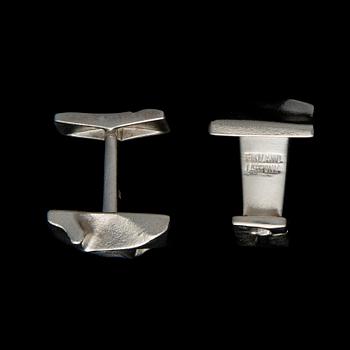BJÖRN WECKSTRÖM, MANCHETTKNAPPAR. Altair. Sterling silver, Lapponia 1987.