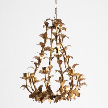 A Rococo-style chandelier, second half of the 20th century.