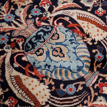 A KASHMAR RUG, 392 x 297 cm.