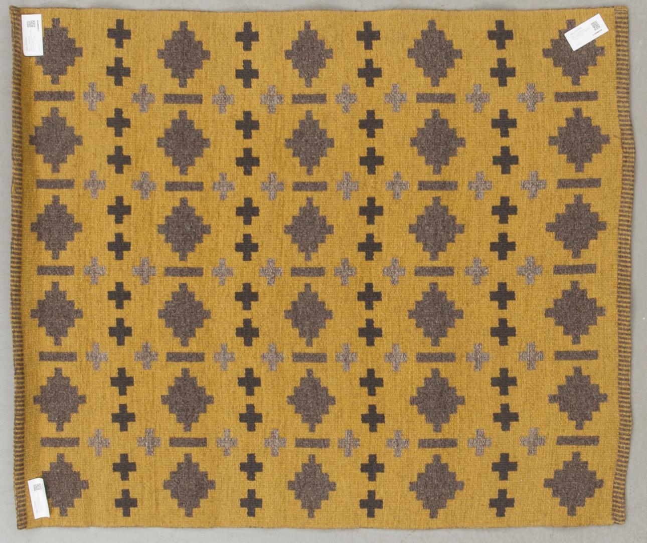 MATTA, dubbelsidig. 1900-talets mitt/andra hälft. Ca 160 x 135 cm.