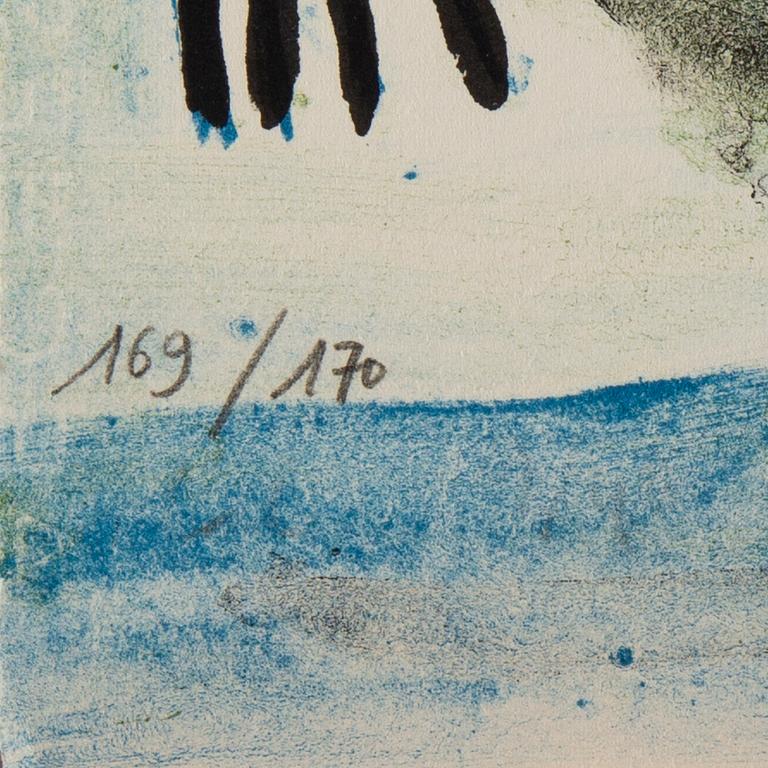 LENA CRONQVIST, färglitografi, signerad Lena Cronqvist och numrerad 169/170 med blyerts.