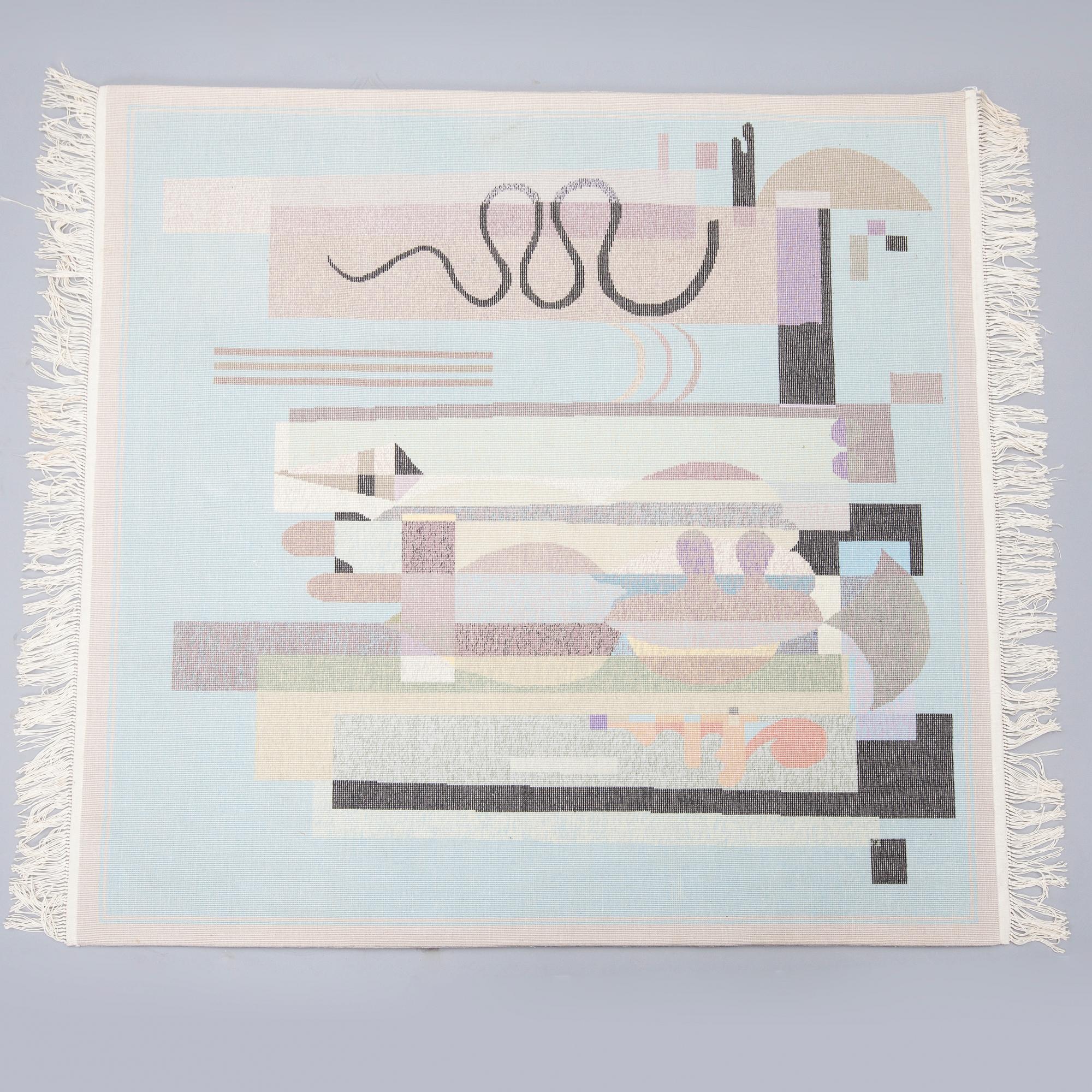 MATTA, ylle på bomullsvarp. Modern tillverkning, 2000-tal. Ca 126x127 cm.