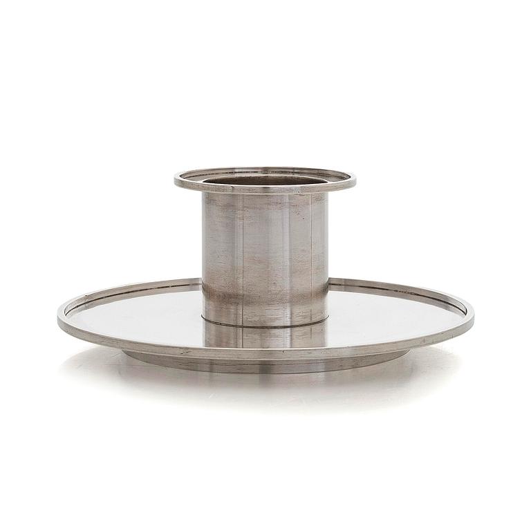 Wiwen Nilsson, ljusstake, sterling silver, Lund 1964.