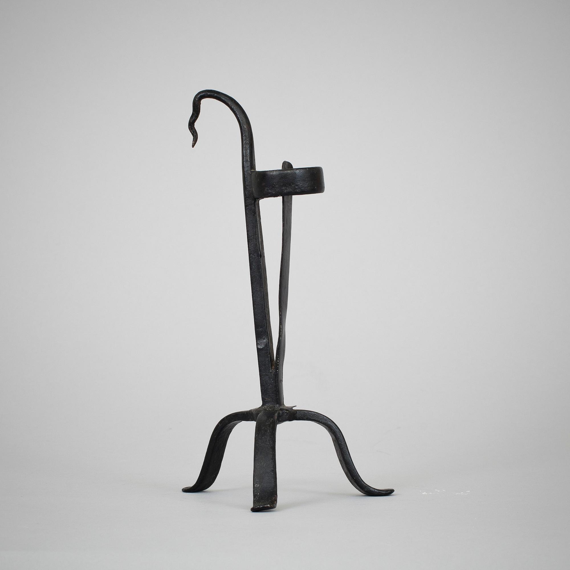 LJUSSTAKE, s k stumpstake, allmoge 1800-tal.