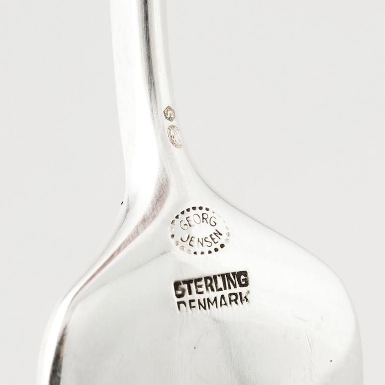 Tias Eckhoff, bestickuppsättning 101 delar "Cypress", Georg Jensen, Köpenhamn 1952-1977. sterling och rostfritt.