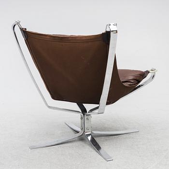 Sigurd Ressel, fåtölj, "Falcon", Vatne Möbler, Norge, omkring 1970.