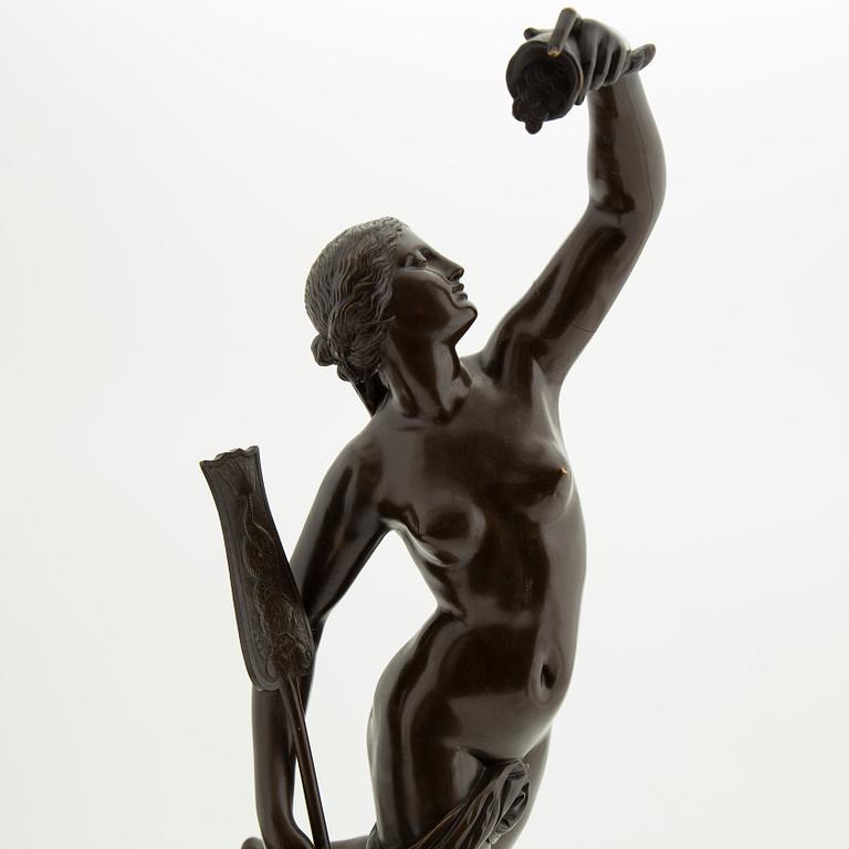 Sculpture, bronze, around 1900.