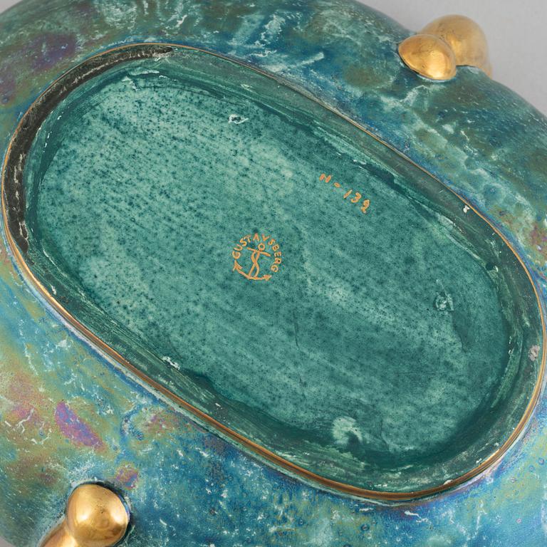 Josef Ekberg, bowl, stoneware, Gustavsberg.