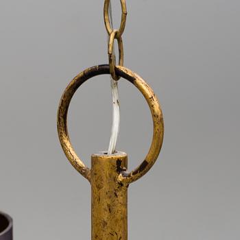 A "Lollipop Chandelier" ceiling light, by Gareth Devonald Smith, Porta Romana, England, 21st century.