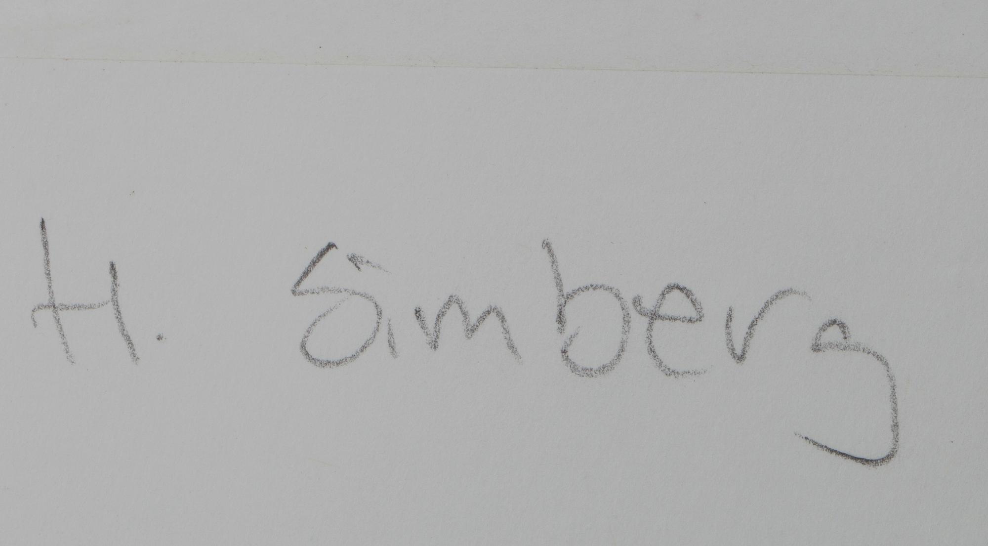 HUGO SIMBERG, etsning.