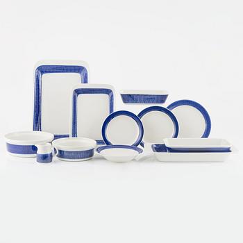 Hertha Bengtson, a 52-piece 'Koka Blå' dinner service, Rörstrand, Sweden.