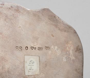 PARTI SILVER, 35 delar, delvis låghaltigt, mestadels Sverige, 1800- och 1900-tal, vikt exklusive sten 644 g.
