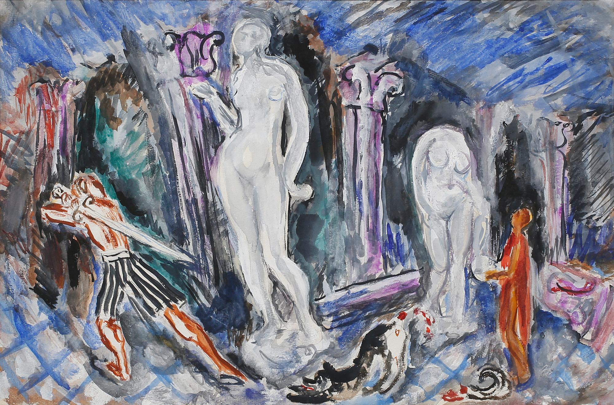 NILS VON DARDEL, watercolor, not signed.