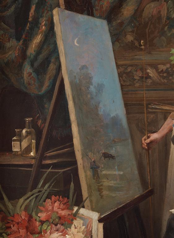 Georges Jules Cain, Framför staffliet.