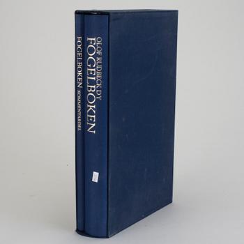 OLOF RUDBECK DY, "Fogelboken", Rene Coeckelberghs bokförlag, Stockholm 1985. Numrerad 841/1499.