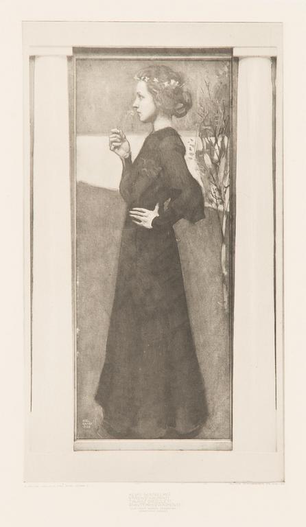Akseli Gallen-Kallela, folder with 36 heliogravures. Kemigrafinen Oy, Helsinki 1912-1914.