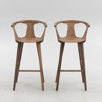 Sami Kallio, a set of six 'In Between SK7' bar chairs, &Tradition, Denmark.