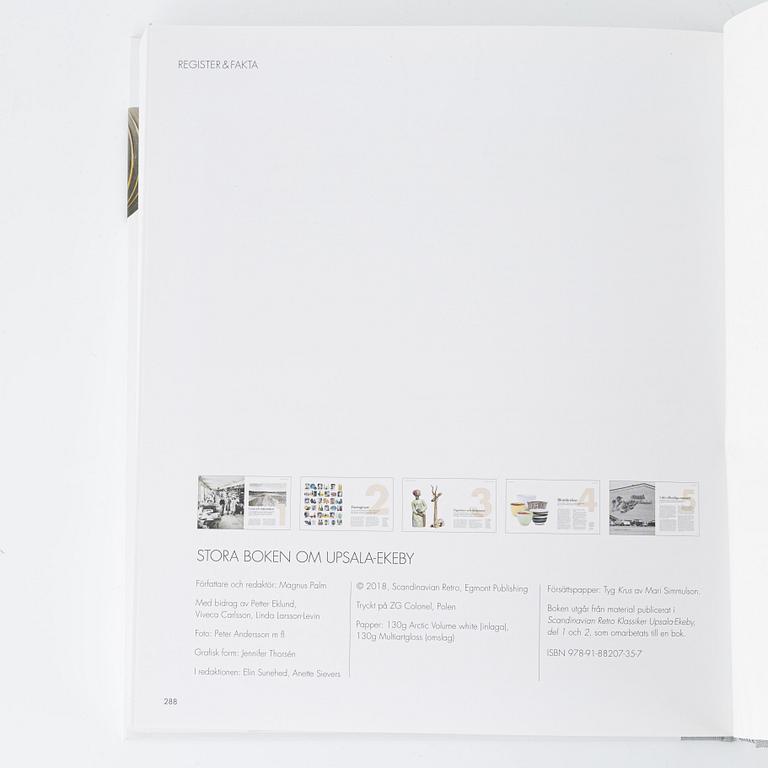 Böcker om svensk keramik. 19 st..