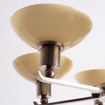 Ceiling lamp, functionalist, 1930s.