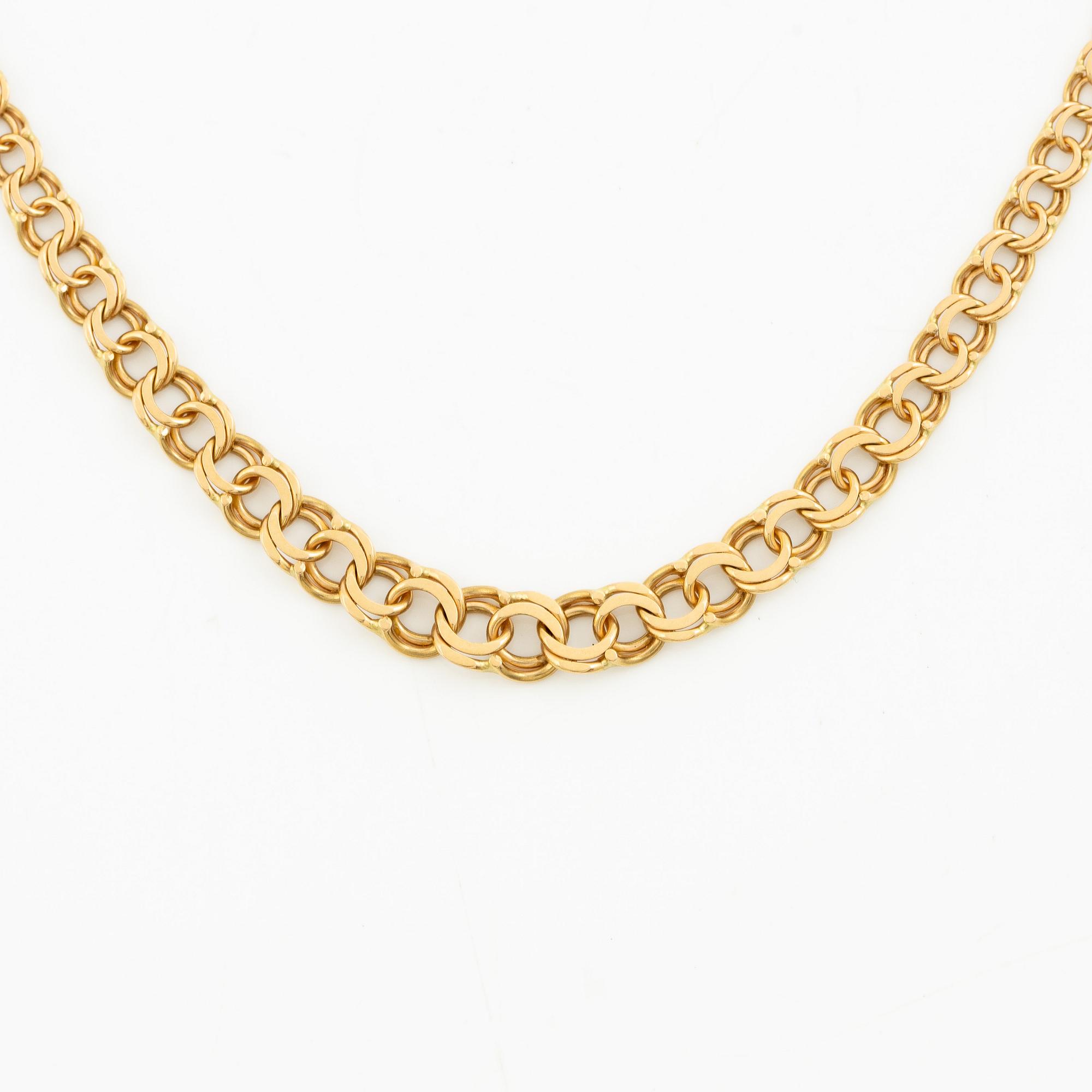 Necklace 18K gold,