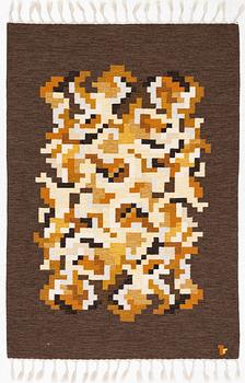 Erik Lundberg, a 'Korall' flat weave rug, c. 203 x 141 cm.