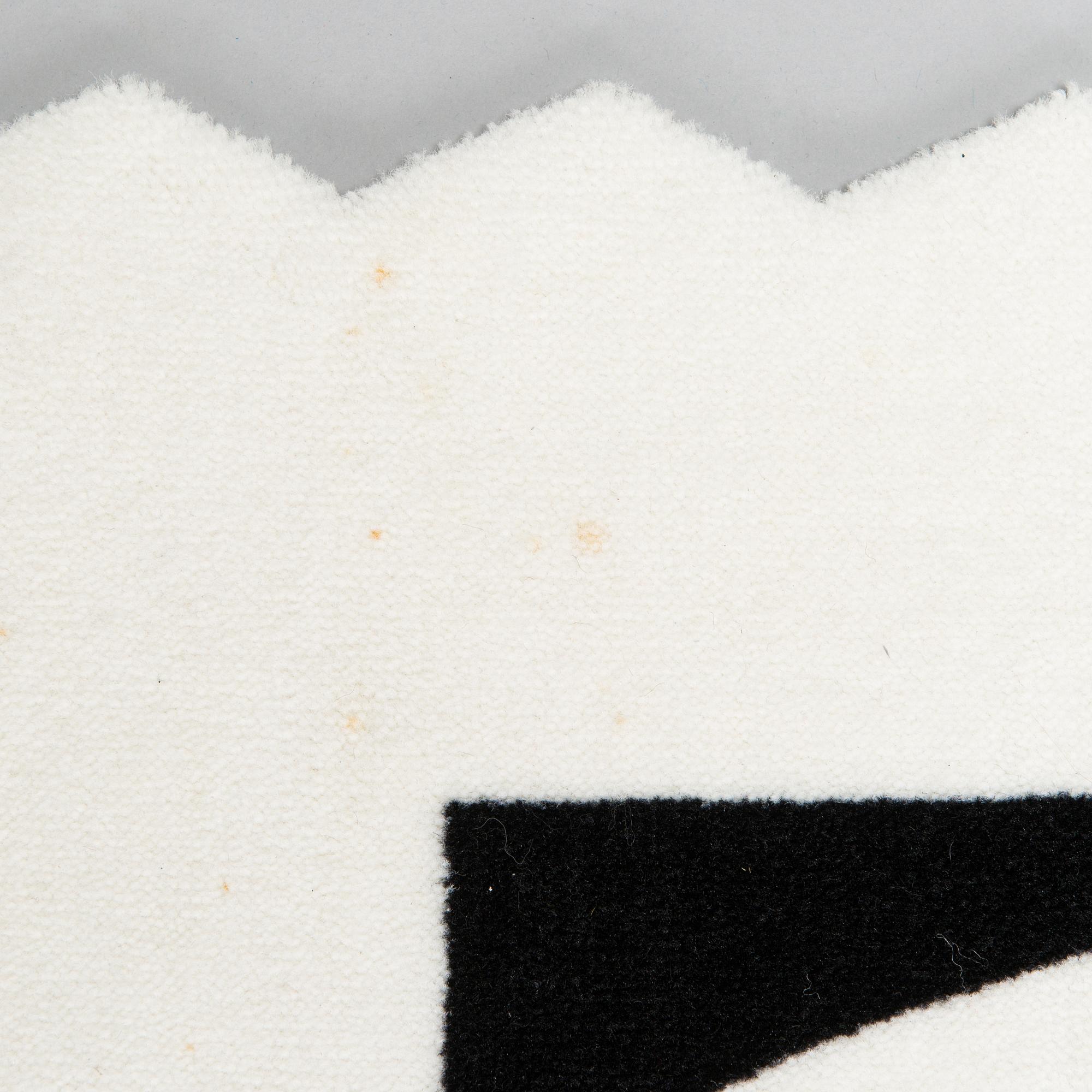 Virgil Abloh, a 'Markerad' carpet for IKEA. C.200x90 cm.