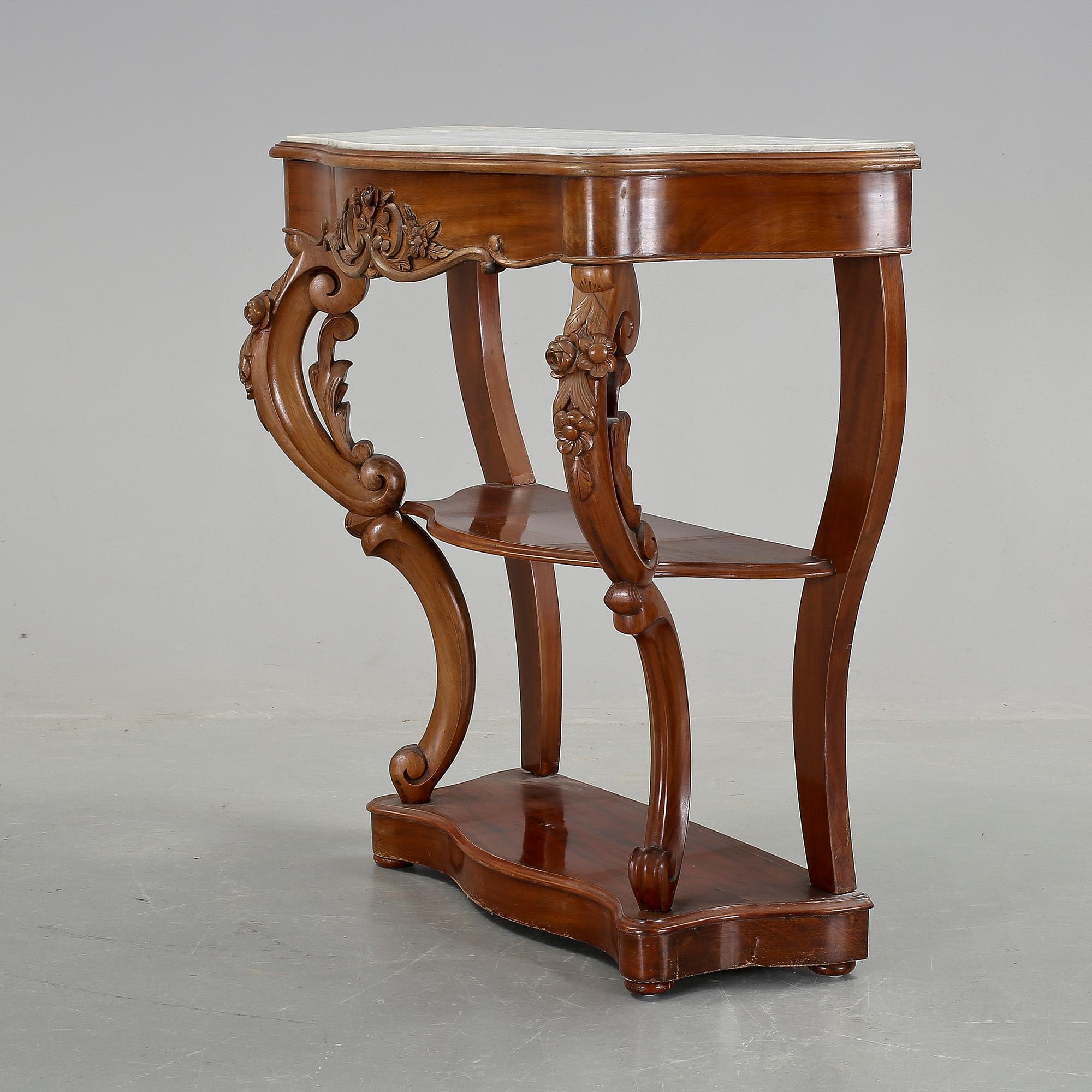 KONSOLBORD, nyrokoko, 1800-talets slut.