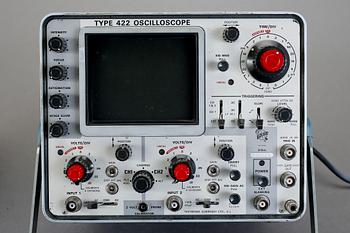 OSCILLOSCOPE, portabelt, Tektronix, 1900-talets andra hälft.