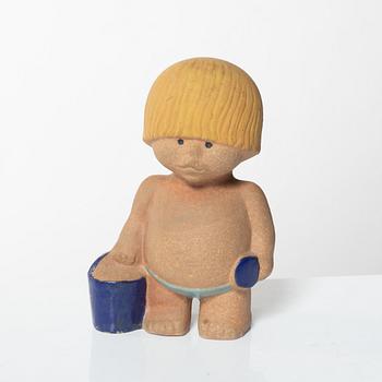 Lisa Larson, figurines, 8 pcs, "Children of the World", Gustavsberg.