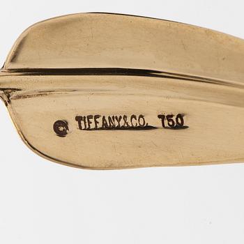 Tiffany & Co, halsband med hänge, "Leaf", 18K guld.