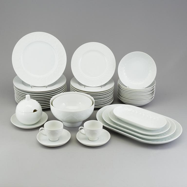 BJÖRN WIINBLAD, a 45 part set of "Lotus" tableware by Rosenthal.