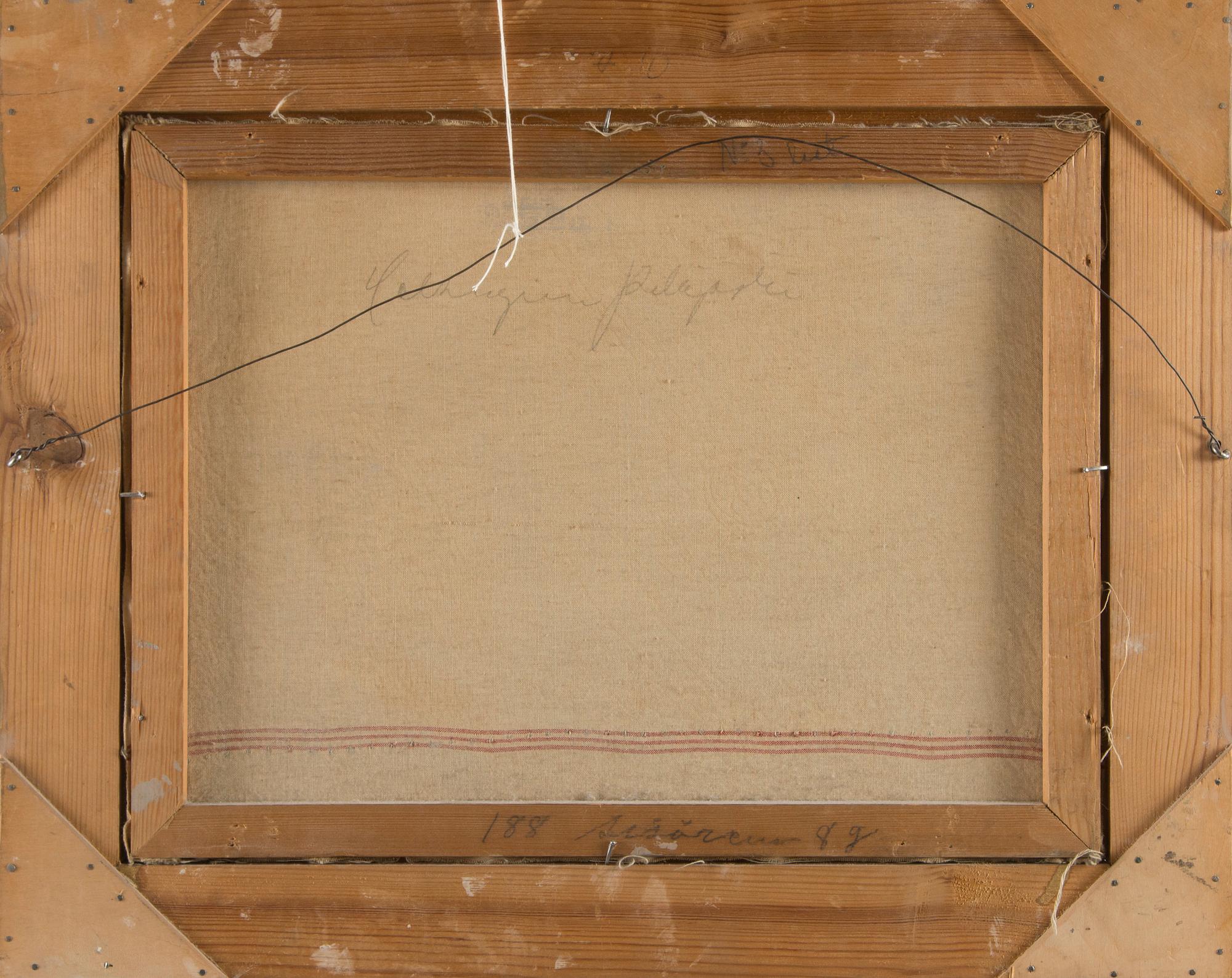 Arthur Heickell, Nainen mökin portailla.