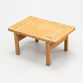 Børge Mogensen, a model (5)273 oak and rattan bench, Fredericia stolefabrik, Denmark.