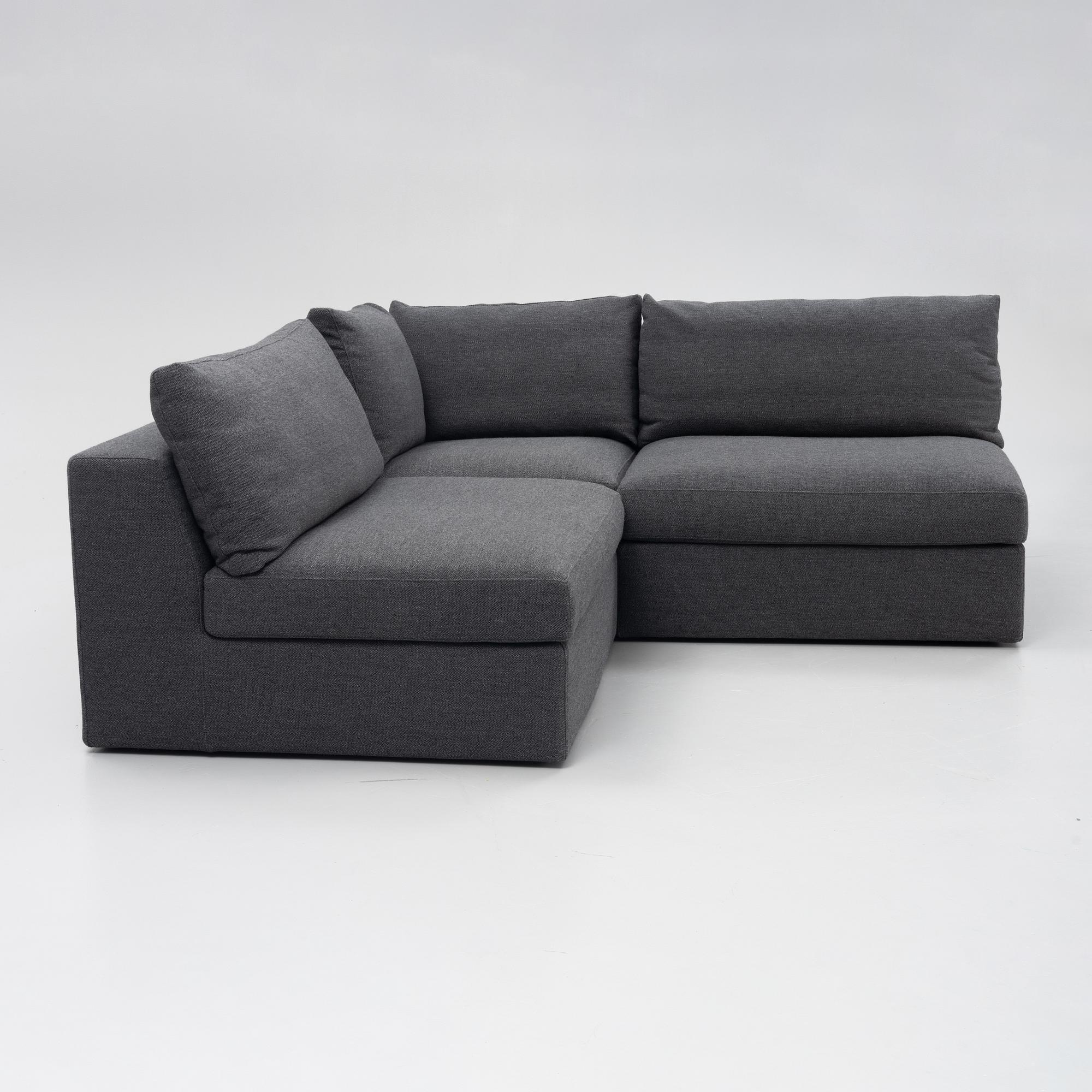 Andrea Parisio, a five piece modular sofa, 'Louis', Meridiani, Italy.