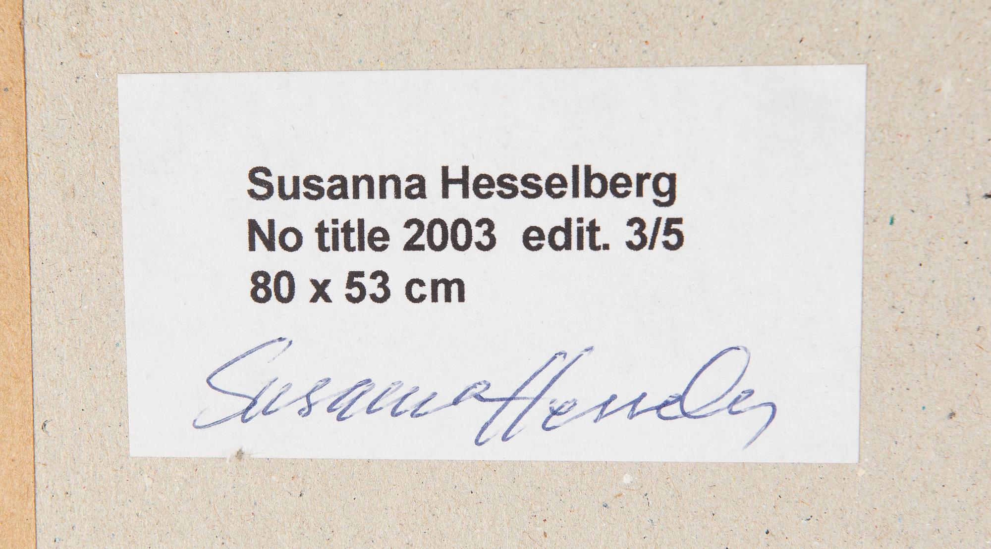 Susanna Hesselberg, Untitled.