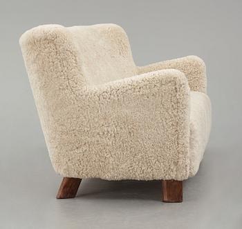 Fritz Hansen, sofa, model "1669", Denmark 1940s.