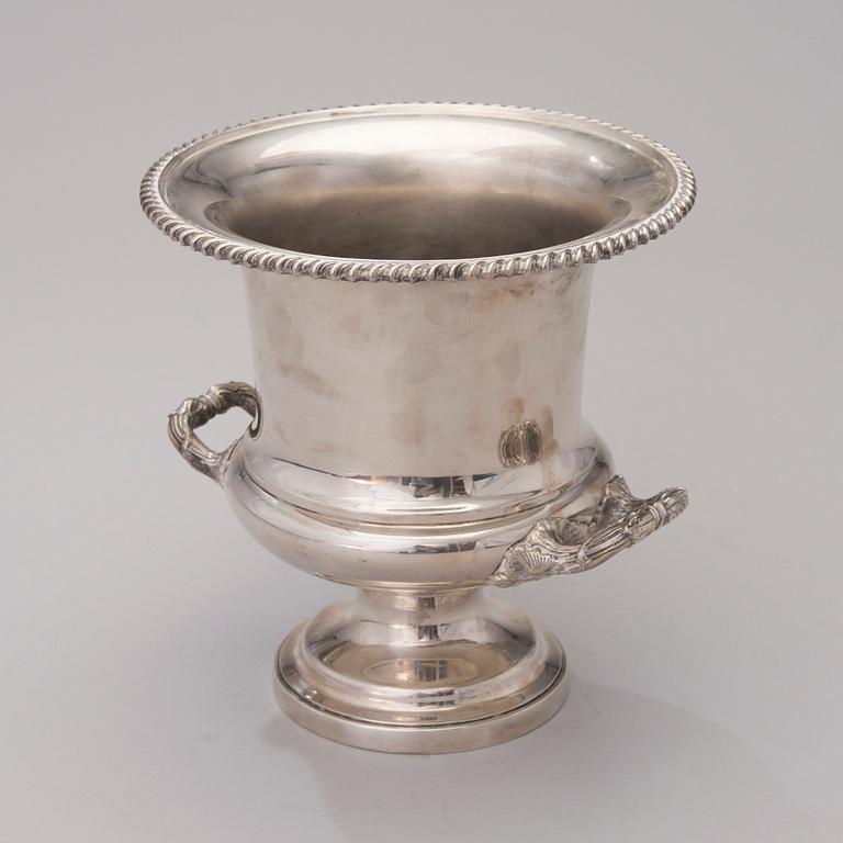 CHAMPAGNEKYLARE, försilvrad metall, Barker Ellis, England 1900-talets senare hälft.