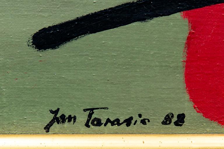 Jan Tarasin, oil on canvas signed and verso dated 1988.
