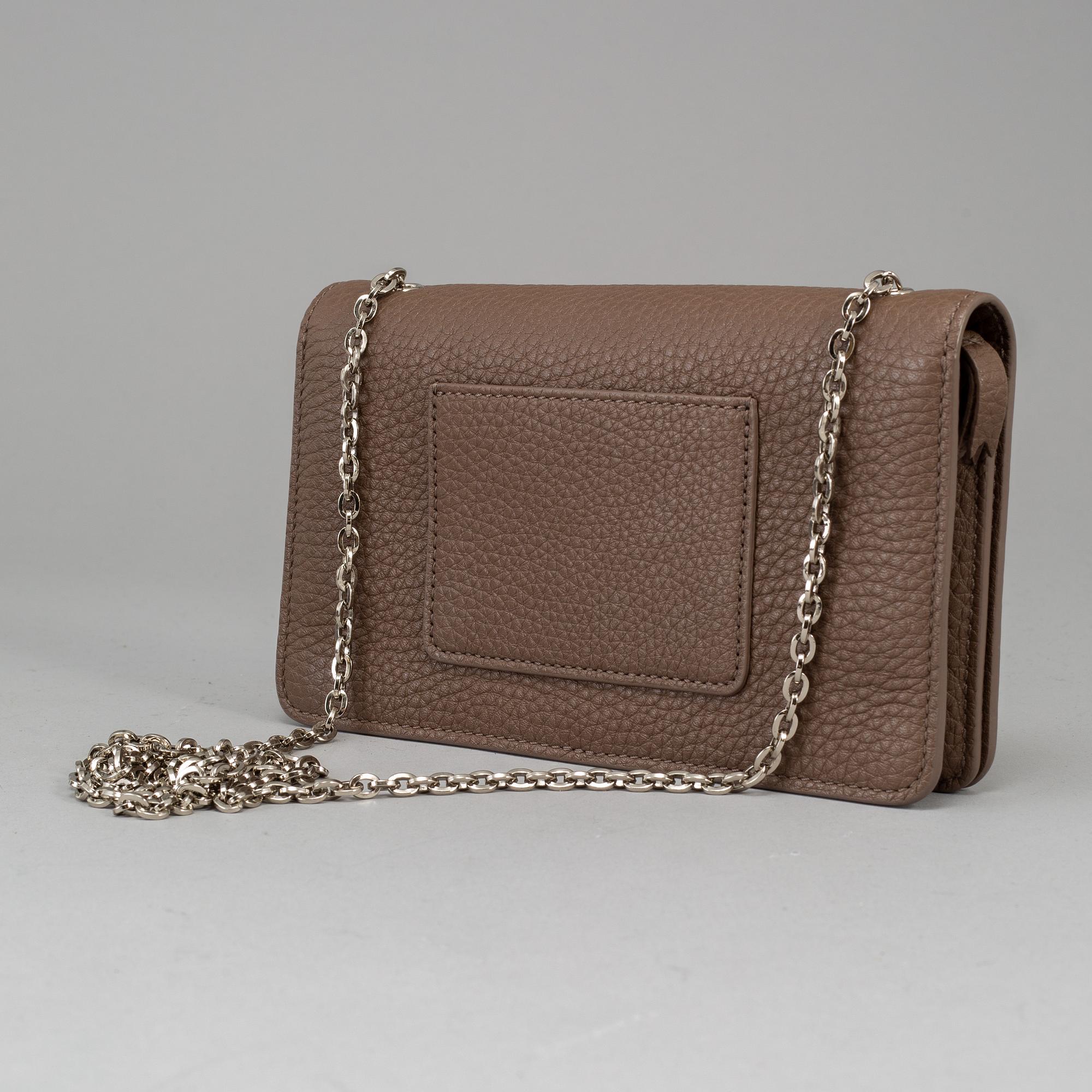 MULBERRY, a leather 'Wallet on Chain' clutch, 2014.