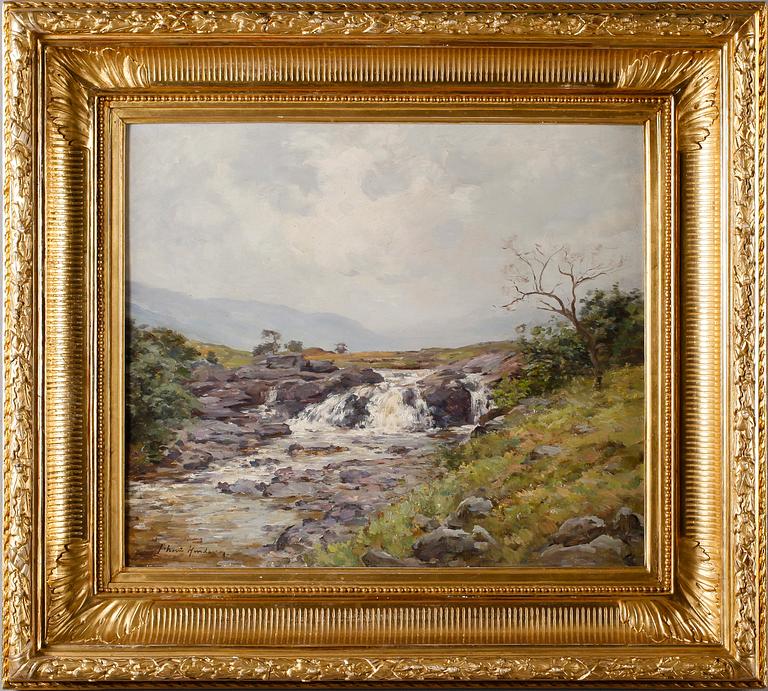 JOSEPH MORRIS HENDERSON, olja på duk, signerad.