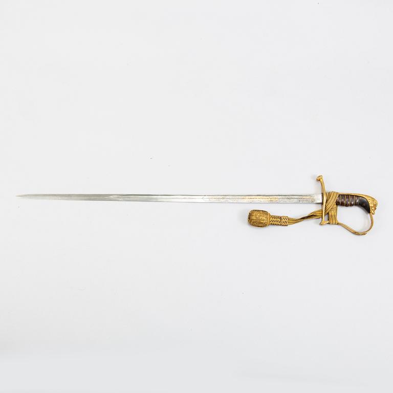 A Swedish Infantry officer's sword 1899 pattern.