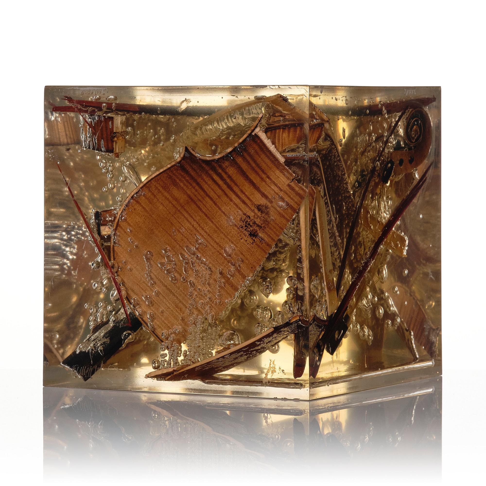 Arman (Armand Pierre Fernandez), Accumulation with violin.