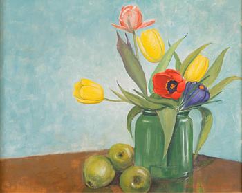 Veikko Laukkanen, oil on panel, signed and dated-66.