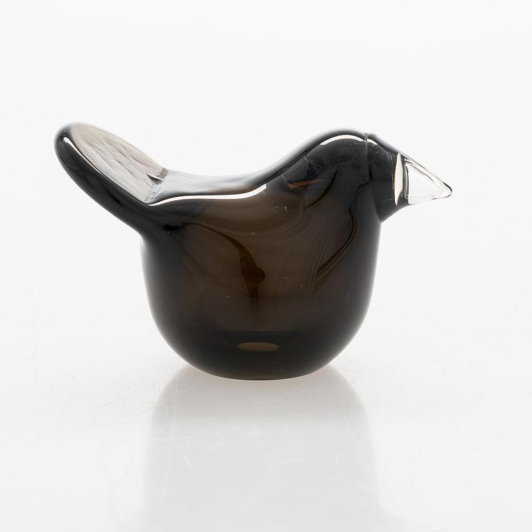 Oiva Toikka, glass bird signed O. Toikka Nuutajärvi Notsjö. 1972-78.