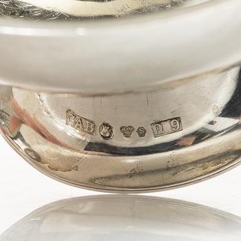 Twelve silver mugs, Stockholm, Eskilstuna and Gothenburg, 1950-91.