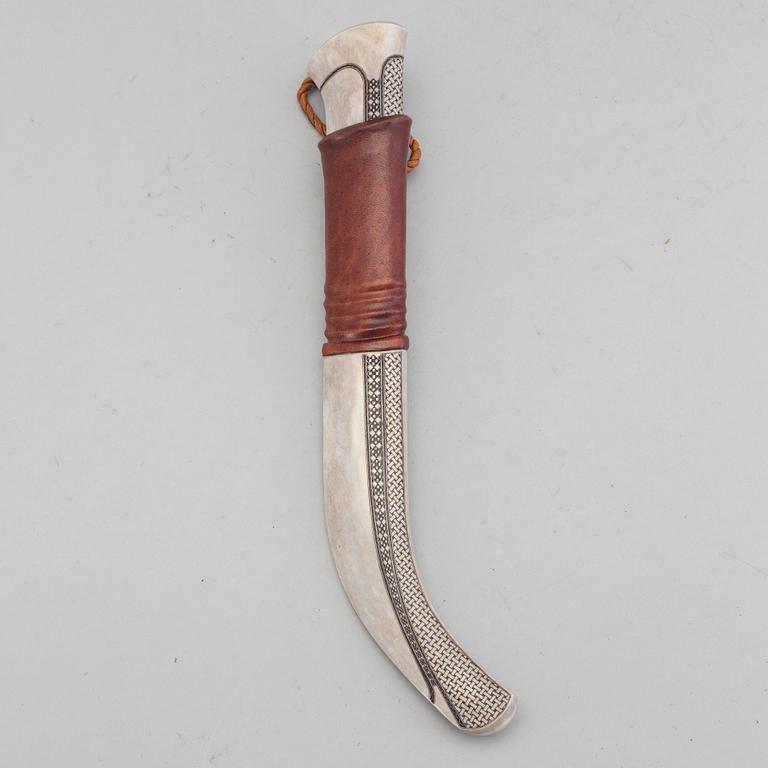 A traditional sami knife by Kay Isaksson in Lycksele.