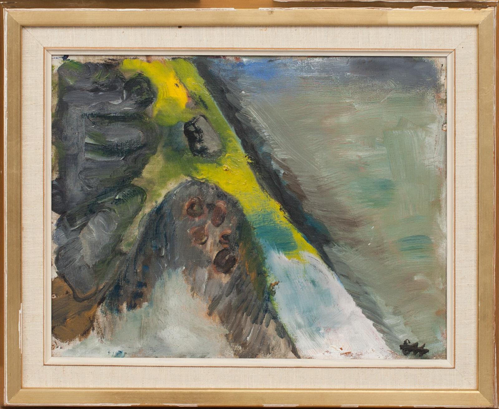 STAFFAN HALLSTRÖM, signerad, oljemålning.