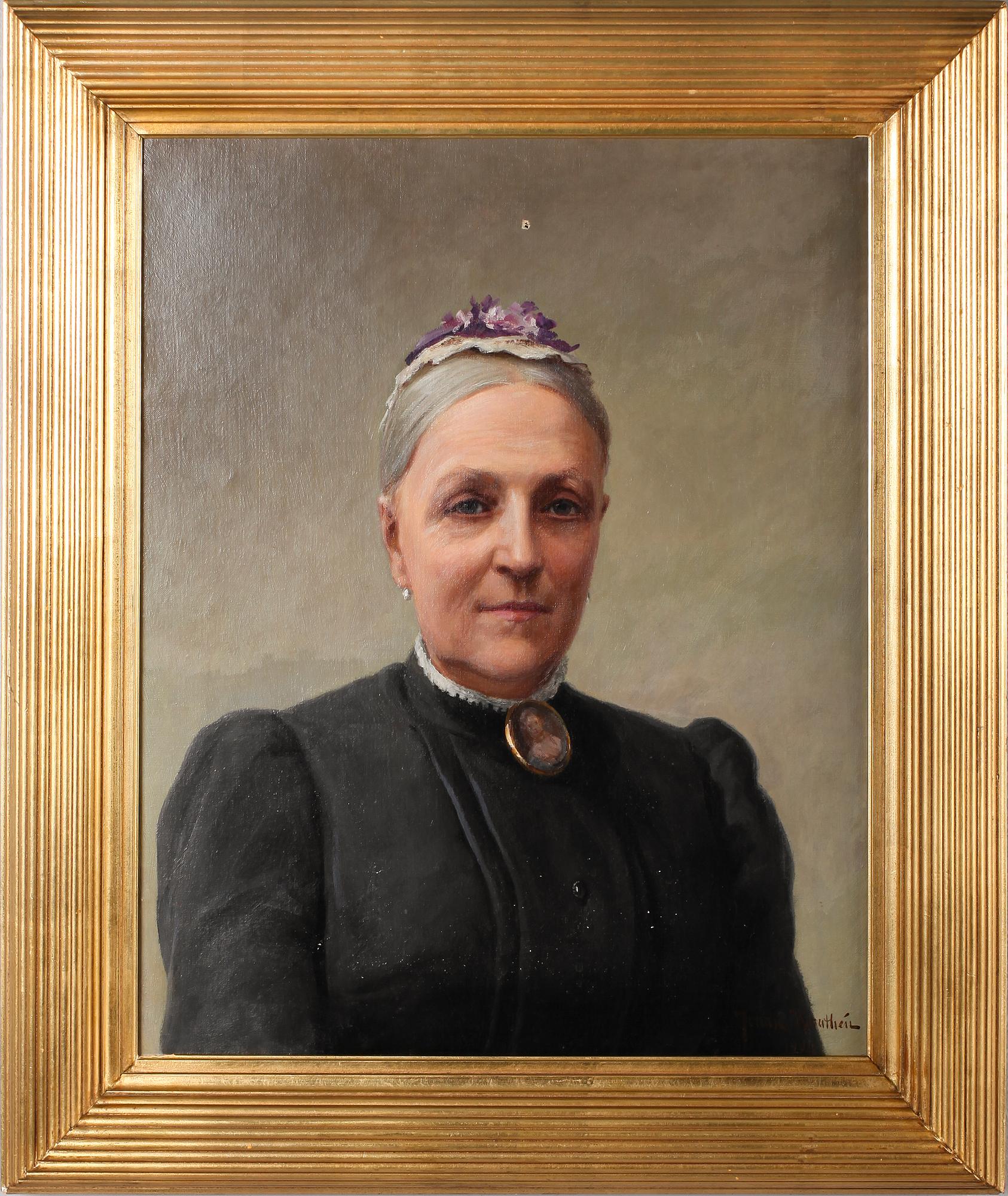 JOHAN KROUTHÉN, 2 st, oljor på duk, signerade, en daterad 1903.